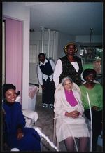 [Rosa Parks with the Redfern family and others, during California visit, 1998] [graphic].