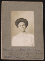 Mrs. Lonia Shell Brundage, mother's friend & classmate [graphic].