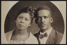 Leslie Collins with 2nd wife Henrettia (Parrish), mother of: Booker T. Collins, Mattie Wilbur Marshall, Claudia Eatmon [graphic].