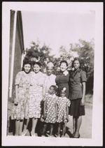 [Soldier, possibly, John Alfred Birden, posing with five women and two girls] [graphic] /