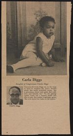 Carla Diggs, daughter of Congressman Charles Diggs ; Charles Diggs [graphic].