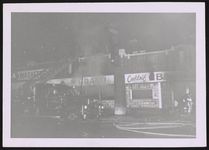 [Detroit fire department truck in front of a storefront] [graphic].