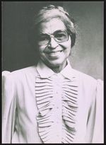 [Rosa Parks, three-quarter length portrait, facing front] [graphic].