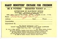 NAACP Ministers' Crusade for Freedom