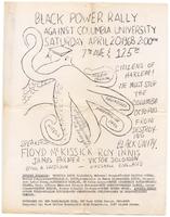 Black Power Rally Against Columbia University