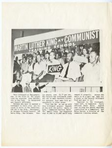 Martin Luther King At Communist Training School