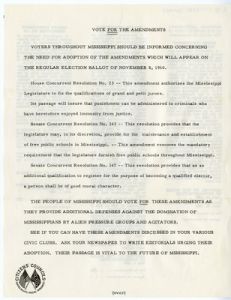 Vote For the Amendments