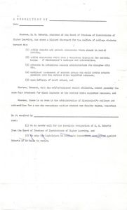 A Resolution By
