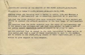 Resolutions Adopted at the Meeting, 15-16 October 1927