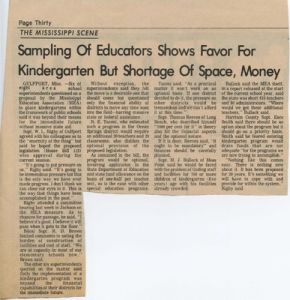 Sampling of Educators Shows Favor for Kindergarten But Shortage Of Space, Money