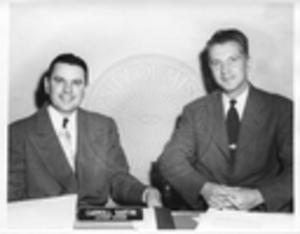 Gartin with unidentified man