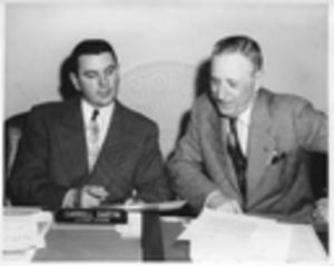 Gartin with unidentified man