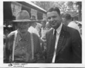 Gartin with unidentified man
