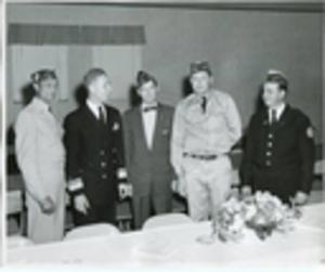 Five unidentified men