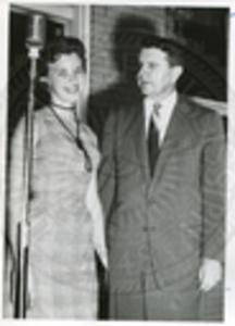 Carroll Gartin standing next to unidentified woman