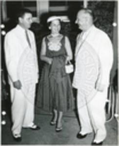 Carroll Gartin with unidentified man and woman