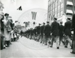 Police marching in parade