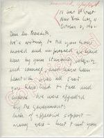 Minaw and Neil McKenzie to Mr. Meredith (2 October 1962)