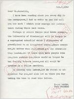 Judy Walman to Mr. Meredith (2 October 1962)