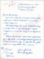 Bev. Clayton to James Meredith (2 October 1962)