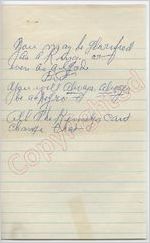 Unknown to James Meredith (Undated)