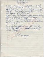 H.B. Morgan to James (1 October 1962)