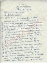 Mrs. E. M. Stella Dean to "Sir" (3 October 1962)