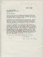 Mr. and Mrs. Ed Smagge to Mr. Meredith (4 October 1962)