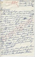 Violet Hamilton to James (8 October 1962)