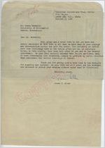 James P. Alter to Mr. Meredith (8 October 1962)