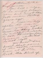 "Good Luck" to "Dear James" (10 October 1962)