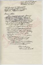 Marcia Smith to "Dear Sir" (10 October 1962)