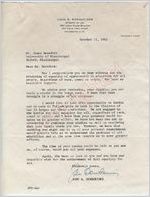 John S. Bernheimer to Mr. Meredith (16 October 1962)