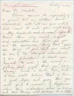 Mrs. David Shelton to "Dear Mr. Meredith" (Undated)