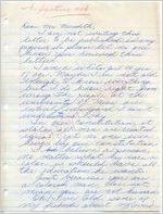 "Remaining your friend always, J.M." to "Dear Mr. Meredith" (Undated)