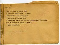 Roger Kirkpatrick to James Meredith (2 October 1962)