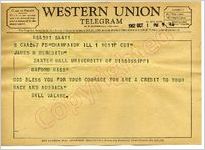 Bill Valade to James H. Meredith (1 October 1962)