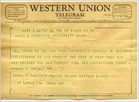 Edwin T. Dahlberg, Pastor - Delmar Baptist Church to James H. Meredith (Undated)