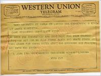 L. John Collins, Chairman Christian Action to James Meredith (Undated)