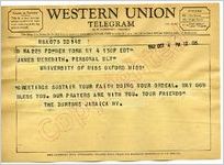 The Burtons to James Meredith (4 October 1962)