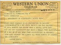 Lester Cohen to James Meredith (2 October 1962)