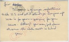 Unknown to "Jim" (8 October 1962)