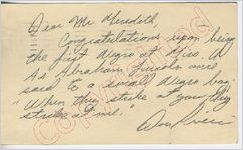 Dan P. Weir to Mr. Meredith (8 October 1962)