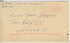 Unknown to James Meredith (27 September 1962)