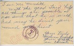 "Melvin Crocket, your brother in Christ" to Mr. Meredith (28 September 1962)