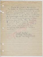 Philip Gallagher to "Dear Mr. James Meredith" (Undated)