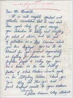 "A fellow American college student" to "Dear Mr. Meredith" (Undated)