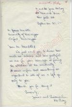 James and Suilsua McCray to Mr. James Meredith (30 September 1962)