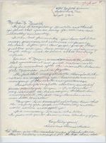 Shida and Thomas Hollace to Mr. Meredith (7 September 1962)
