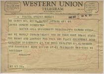 Tim, Elisabeth, and Courtenay Bond to James Howard Meredith (1 October 1962)